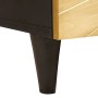 Mesa de Café Negro y dorado 100 x 54 x 40 cm
