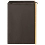 Gabinete de Baño con estante Negro y dorado 38 x 33 x 48 cm
