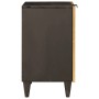 Gabinete de Baño con estante Negro y dorado 38 x 33 x 58 cm