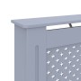 Cubierta para radiador MDF gris antracita 112x19x81,5 cm