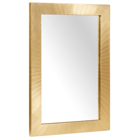 Espejo de baño con espejo Negro y dorado 50 x 2.5 x 70 cm