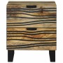 Armario de Noche con cajón 2 pcs Marrón 40 x 33 x 46 cm