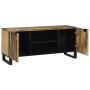 Gabinete de TV Marrón 105 x 33 x 46 cm madera maciza de mango