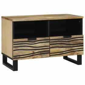 Gabinete de TV Marrón 70 x 33 x 46 cm madera maciza de mango