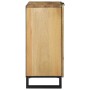 Vitrina Marrón 60 x 33.5 x 75 cm Madera maciza de Mango