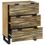 Vitrina Marrón 60 x 33.5 x 75 cm Madera maciza de Mango