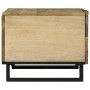 Mesa de Café Marrón y Negro 80 x 50 x 40 cm