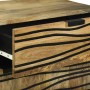 Armario de Noche Marrón 50 x 33 x 60 cm madera maciza de mango