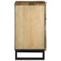Armario de Noche Marrón 50 x 33 x 60 cm madera maciza de mango