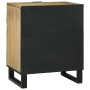 Armario de Noche Marrón 50 x 33 x 60 cm madera maciza de mango