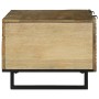 Mesa de Café Marrón y Negro 100 x 54 x 40 cm