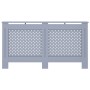 Cubierta para radiador MDF gris antracita 152x19x81,5 cm