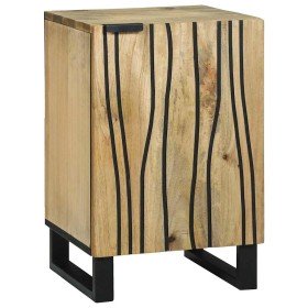 Armario de Baño con estante Marrón y Negro 38 x 33.5 x 58 cm