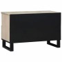Armario de TV Blanco 70 x 33 x 46 cm madera maciza de mango