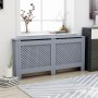 Cubierta para radiador MDF gris antracita 172x19x81,5 cm