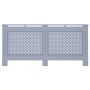 Cubierta para radiador MDF gris antracita 172x19x81,5 cm