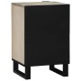 Gabinete de Baño con estante Marrón y Negro 38 x 33.5 x 58 cm
