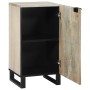Aparador Blanco 40 x 33 x 75 cm madera maciza de mango