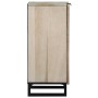 Aparador Blanco 40 x 33 x 75 cm madera maciza de mango