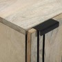 Aparador Blanco 40 x 33 x 75 cm madera maciza de mango