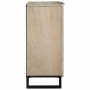 Aparador Blanco 90 x 33 x 75 cm madera maciza de mango