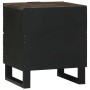 Armario de Noche Nogal 40 x 33 x 46 cm madera maciza de mango
