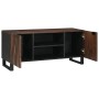Gabinete de TV Marrón 105 x 33 x 46 cm madera maciza de mango