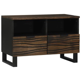 Armario de TV Marrón 70 x 33 x 46 cm madera maciza de mango