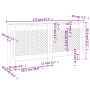 Cubierta para radiador MDF 172x19x81,5 cm