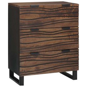 Vitrina Marrón 60 x 33.5 x 75 cm Madera maciza de Mango
