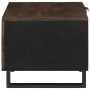 Mesa de Café Marrón y Negro 80 x 50 x 40 cm