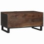 Mesa de Café Marrón y Negro 80 x 50 x 40 cm