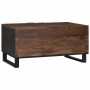 Mesa de Café Marrón y Negro 80 x 50 x 40 cm