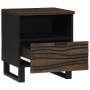 Armario de Noche Nogal 40 x 33 x 46 cm madera maciza de mango