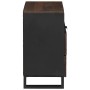 Armario de Noche Nogal 50 x 33 x 60 cm madera maciza de mango