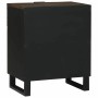 Armario de Noche Nogal 50 x 33 x 60 cm madera maciza de mango