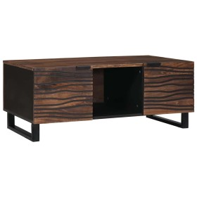 Mesa de Café Marrón y Negro 100 x 54 x 40 cm