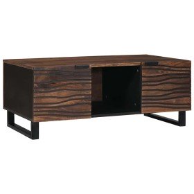 Mesa de Café Marrón y Negro 100 x 54 x 40 cm