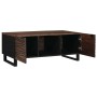Mesa de Café Marrón y Negro 100 x 54 x 40 cm
