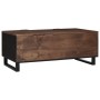 Mesa de Café Marrón y Negro 100 x 54 x 40 cm