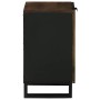 Armario de Baño con estante Marrón y Negro 38 x 33.5 x 58 cm