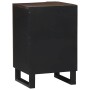Armario de Baño con estante Marrón y Negro 38 x 33.5 x 58 cm