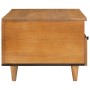 Mesa de Café con cajón con estante Marrón claro 80 x 54 x 40 cm