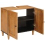 Gabinete de Baño con puerta Marrón claro 62 x 33 x 58 cm