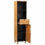 Gabinete de Baño con cajón Marrón claro 38 x 33.5 x 160 cm