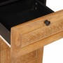 Gabinete de Baño con cajón Marrón claro 38 x 33.5 x 160 cm