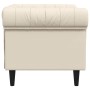 Sillón Chesterfield de lino