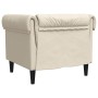 Sillón Chesterfield de lino