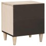 Mesa de Noche 2 pcs Beige 40 x 33 x 46 cm