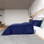 Hellblaues Bettbezug-Set aus Mikrofaser, 155 x 220 cm von vidaXL, Bettbezüge - Ref: Foro24-136007, Preis: 17,63 €, Rabatt: %